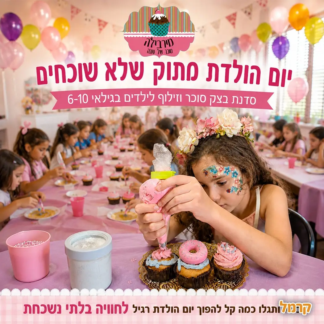 מירביל'ה סוכר של עוגה - 073-7584970